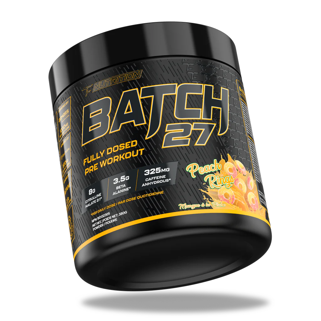 TC Nutrition Batch 27 Pre-Workout (Peach Rings)
