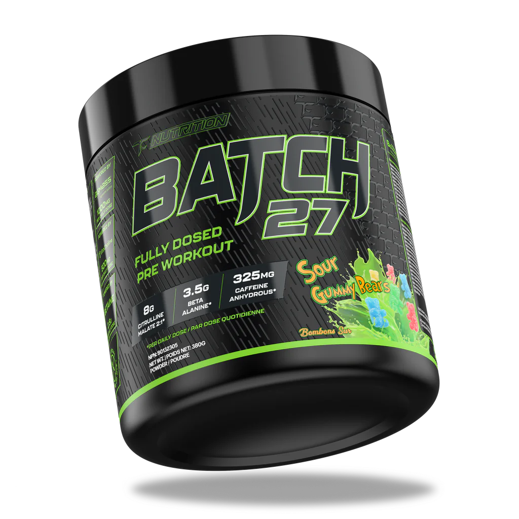 TC Nutrition Batch 27 Pre-Workout (Sour Gummy Bears)