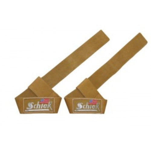 Schiek Leather Wrist Straps (Tan)