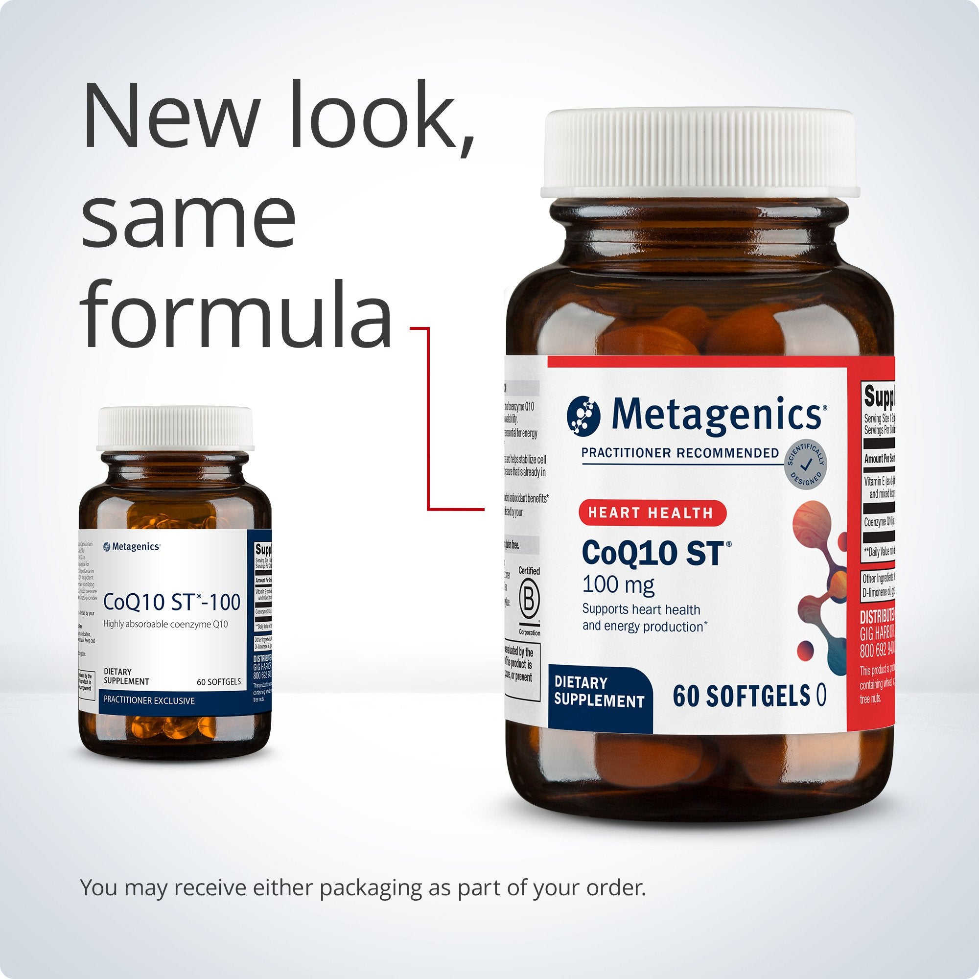 Metagenics CoQ10 ST®-100 (60 Softgels)