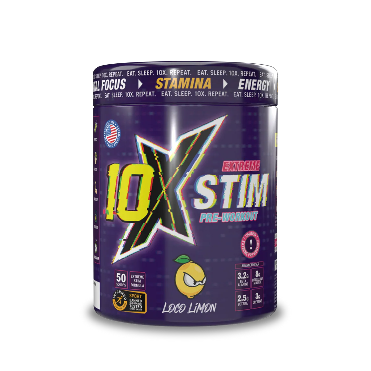 10X Athletic STIM (Loco Limon)
