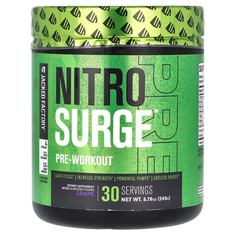 Jacked Factory NitroSurge Pre Workout (Grape)