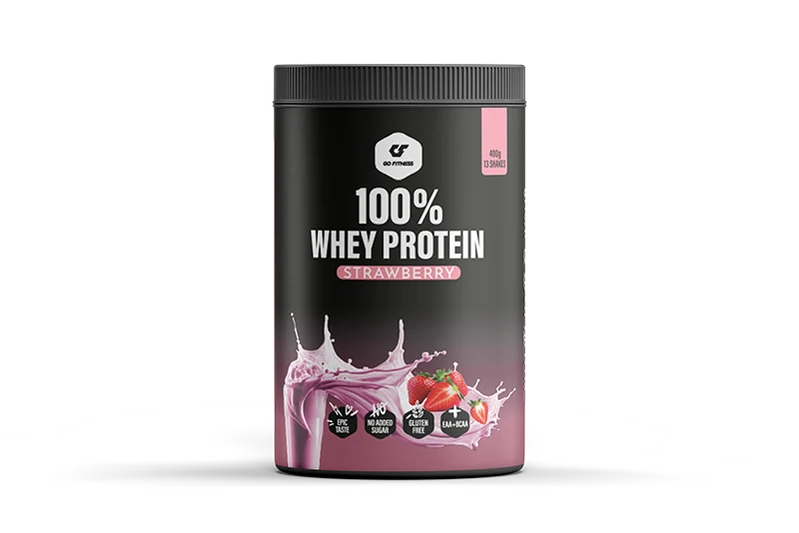 Go Fitness 100% Whey Protein - 400g (Strawberry)