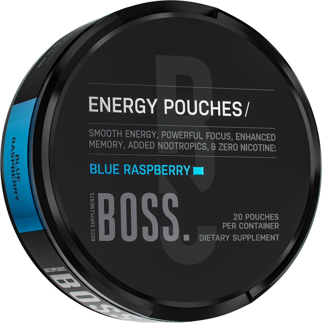 Boss Energy Pouches (Blue Raspberry)