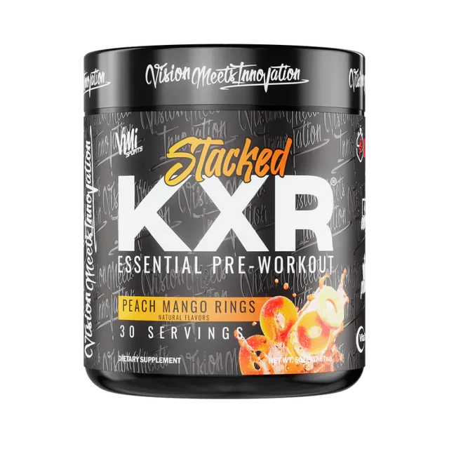 VMI KXR Stacked Essential Pre-Workout (Peach Mango Rings)