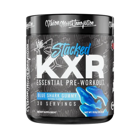 VMI KXR Stacked Essential Pre-Workout (Blue Shark Gummy)