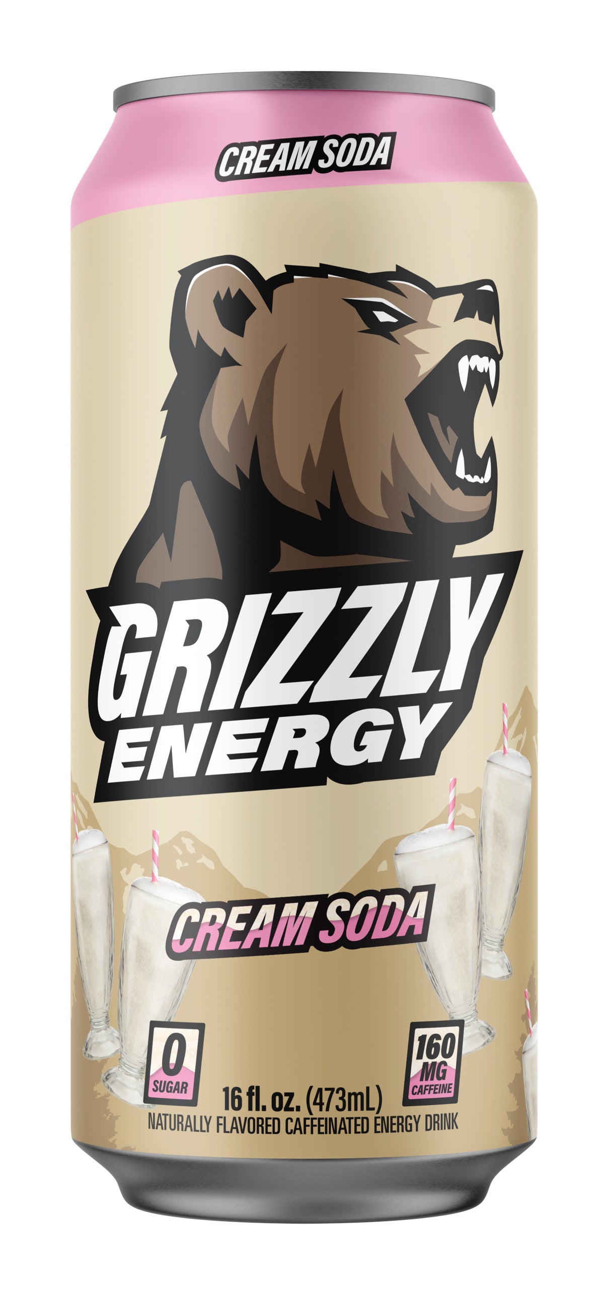 Grizzly Energy Drinks (Cream Soda)