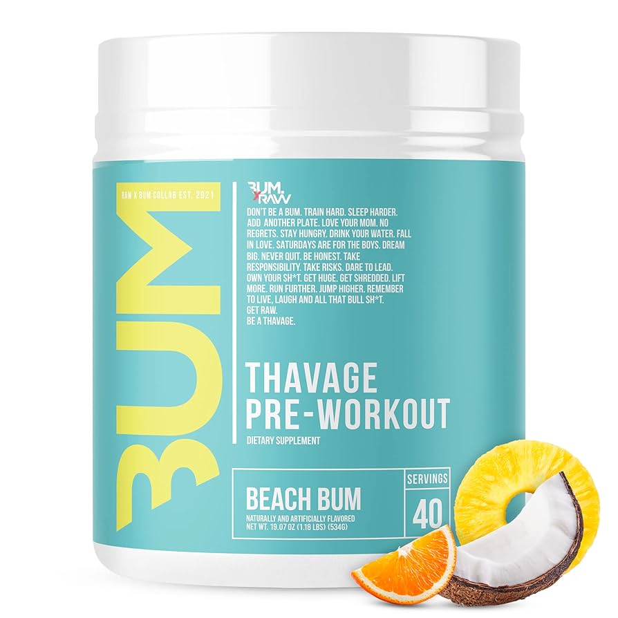 RAW CBUM Thavage Pre-Workout (Beach Bum)