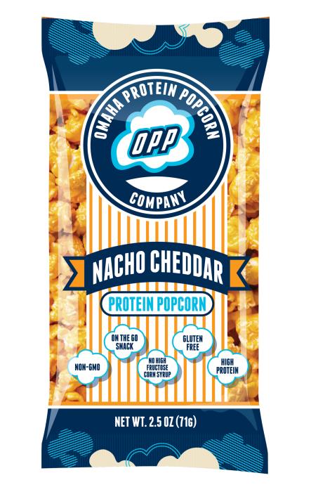 Omaha Protein Popcorn Nacho Cheddar 62g