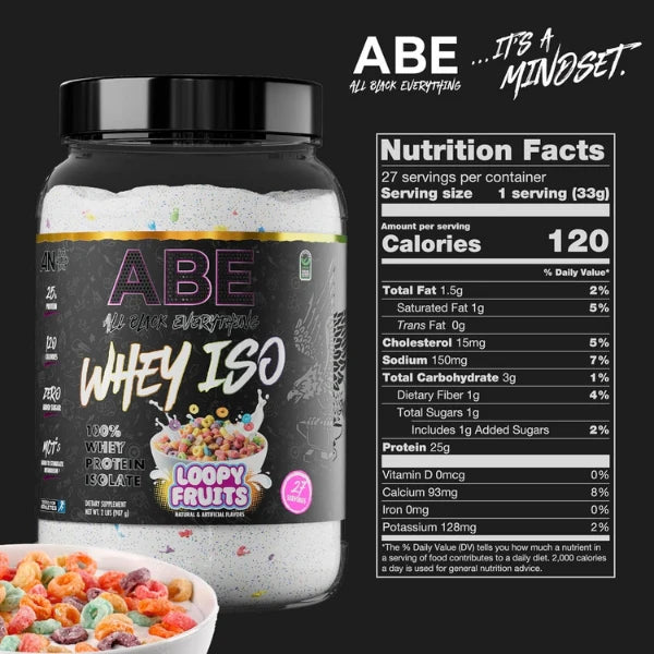ABE Whey Iso Protein 2lbs (Loopy Fruits)