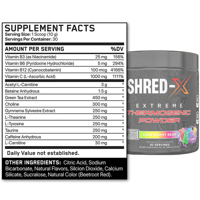 Applied Nutrition Ultimate Fat Burner Shred-X (Sour Gummy Bear)