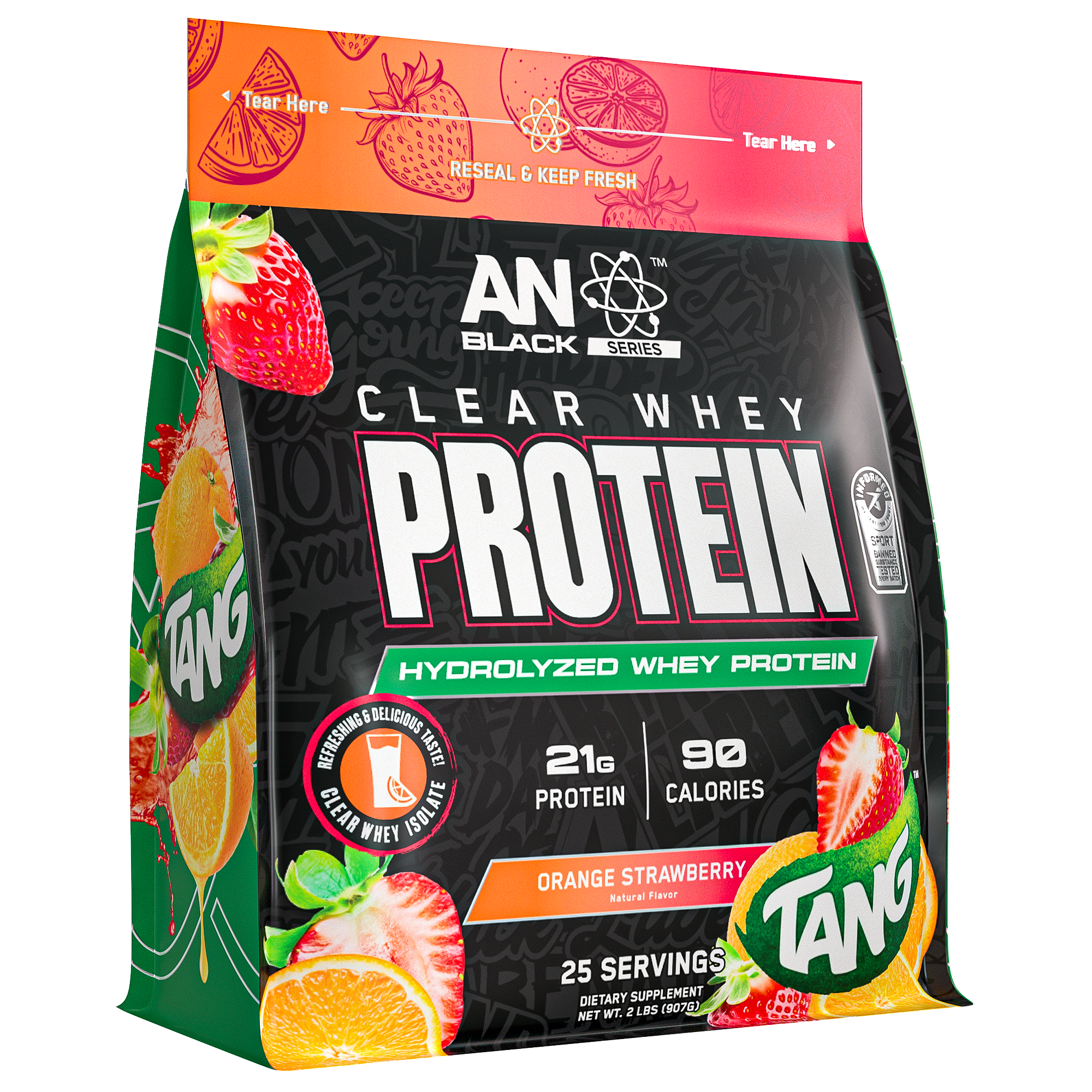 Applied Nutrition Clear Whey Protein (Tang Orange Strawberry)