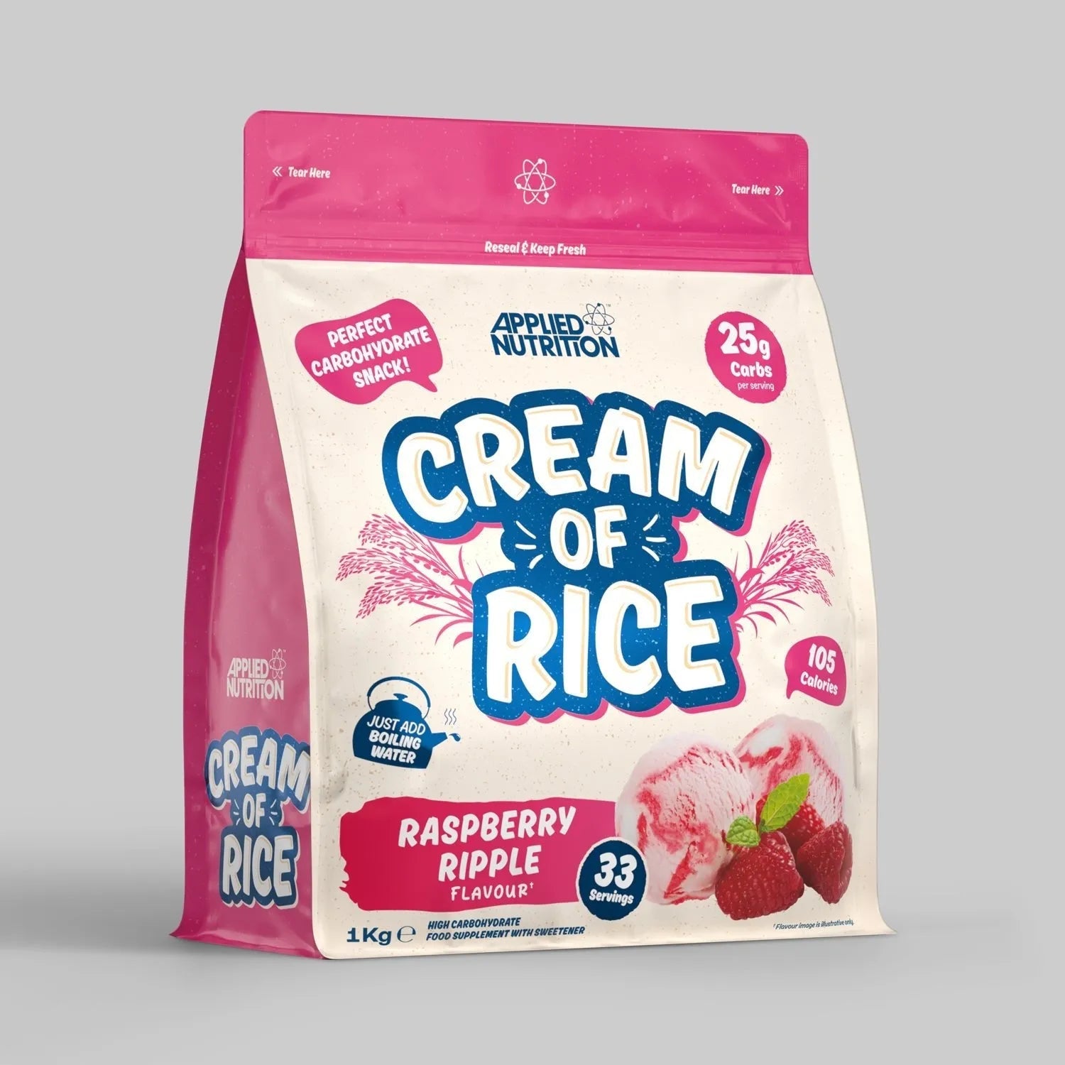 Applied Nutrition Cream of Rice (Raspberry Ripple)