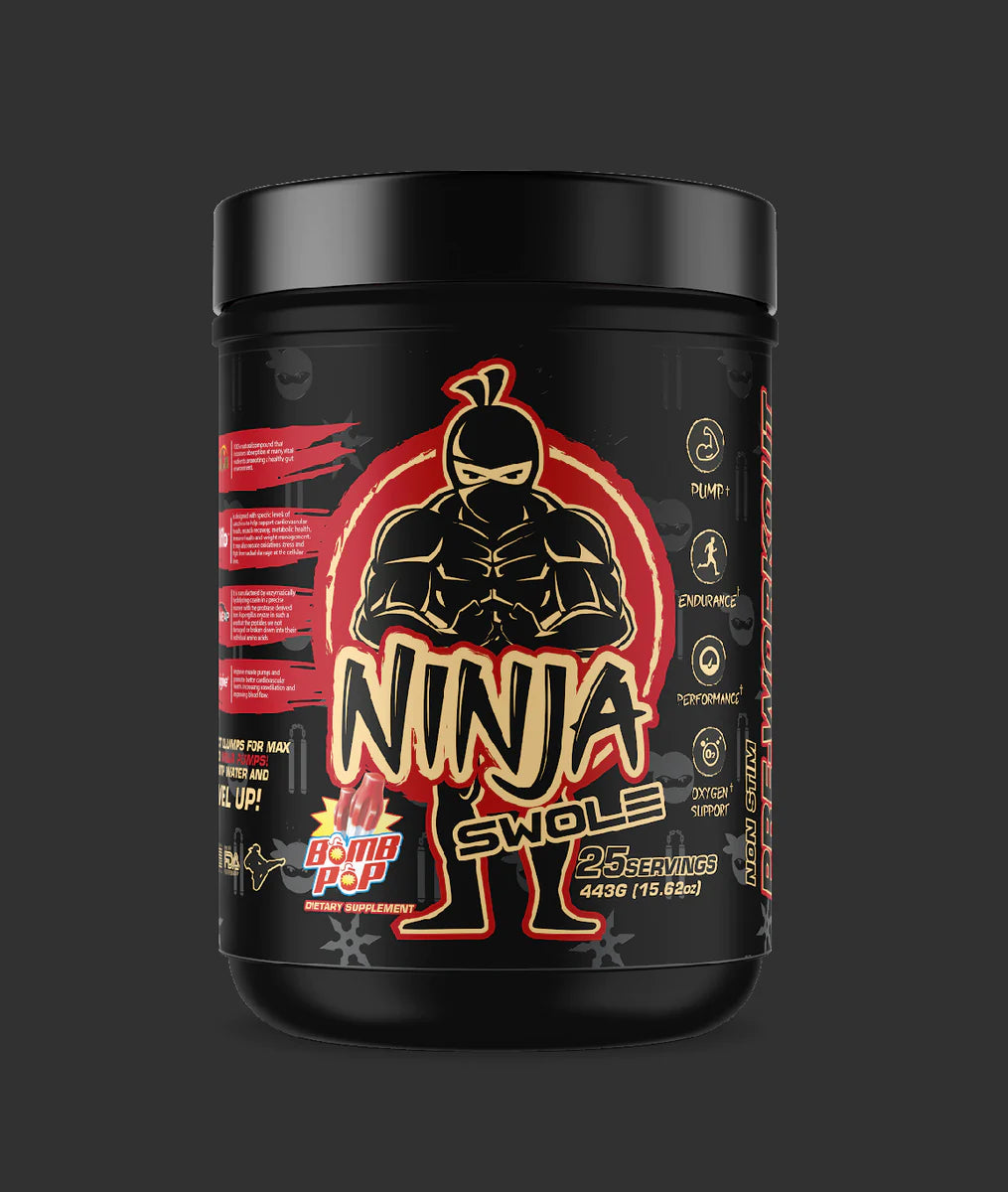 Ninja Swole Pump 25 Servings (Bomb Pop)