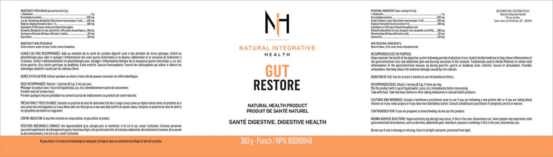 Load image into Gallery viewer, NIH Gut Restore 380g (Fruit Punch)