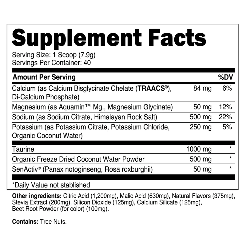 Transparent Labs Hydrate Rapid Electrolyte Formula (Peach Mango)