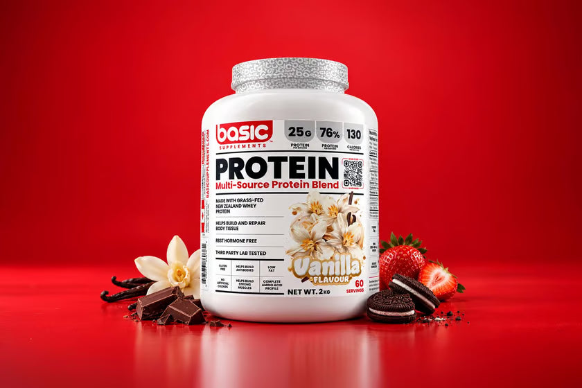 Basic Supplements New-Zealand Multi-Source Protein Blend (Vanilla)