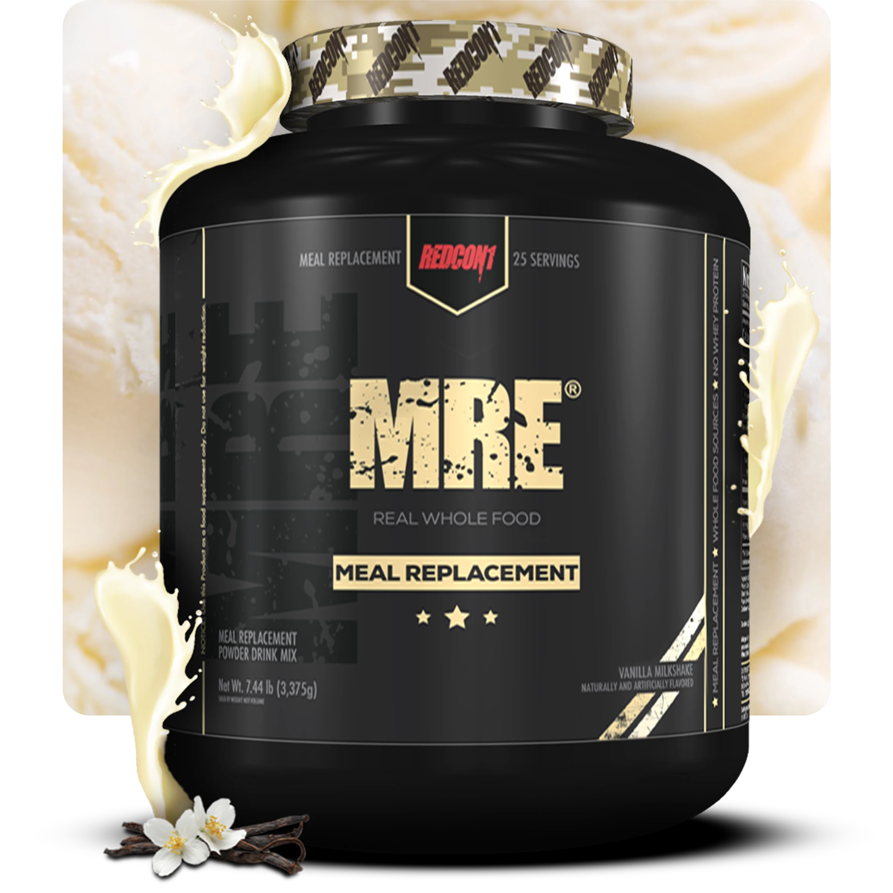 Redcon1 MRE 7.15lbs 25 Servings (Vanilla MilkShake)