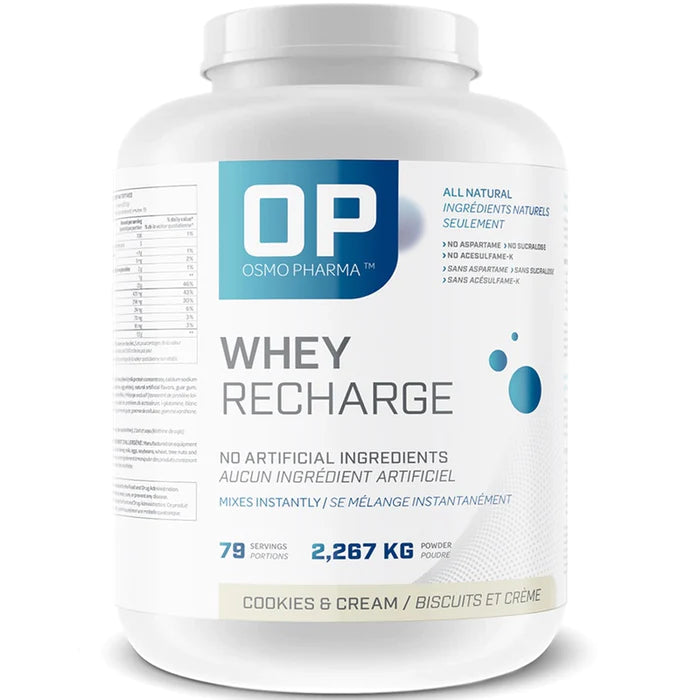 Osmo Pharma Whey Recharge 5lbs 79 Servings (Cookies & Cream)