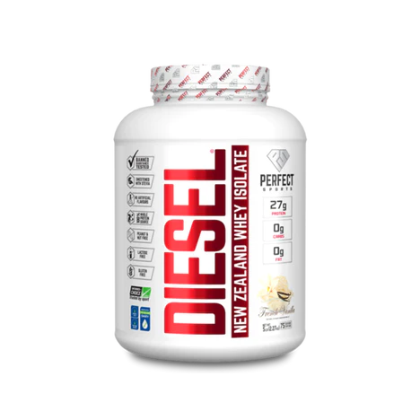 Load image into Gallery viewer, Perfect Sports DIESEL New Zealand Whey Protein Isolate 5lbs (French Vanilla)