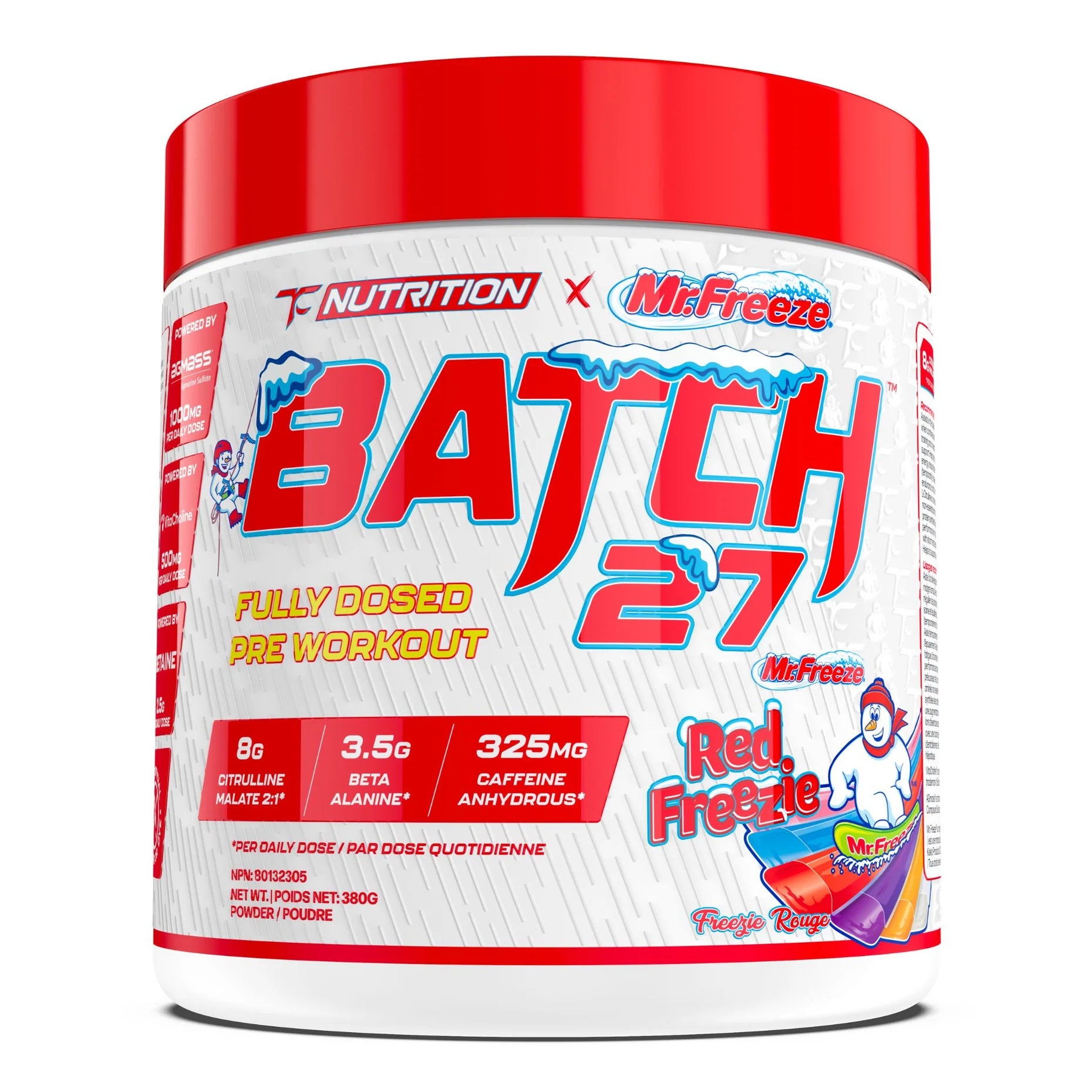 TC Nutrition Batch 27 Pre-Workout (Red Freeze)
