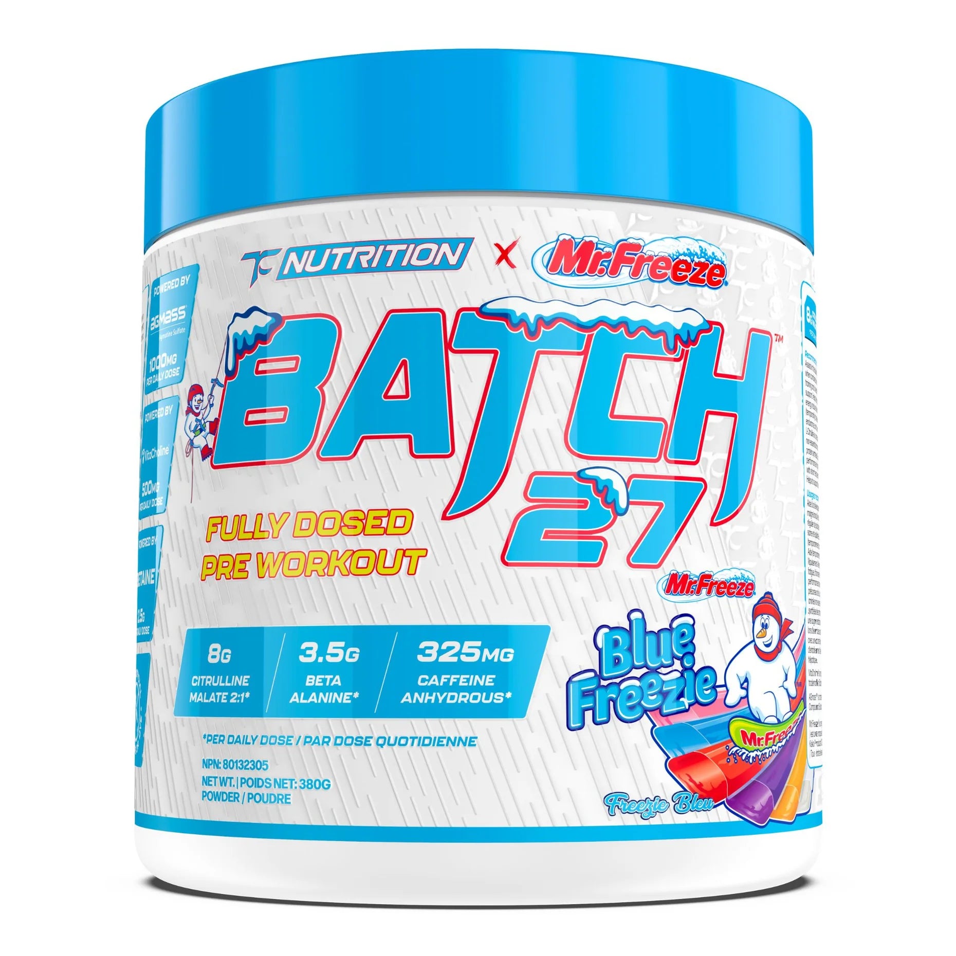 TC Nutrition Batch 27 Pre-Workout (Blue Freeze)