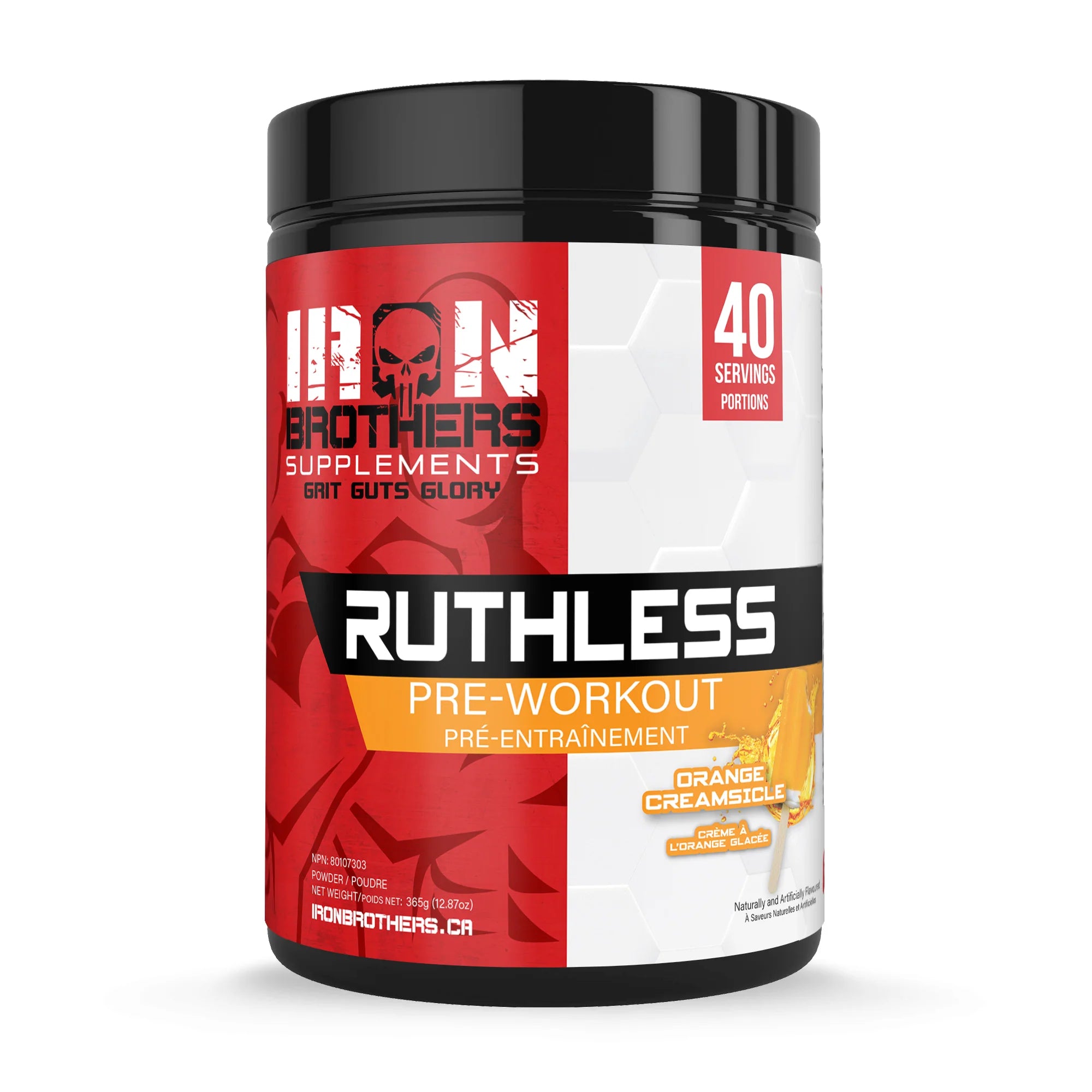 Iron Brothers Ruthless Pre-Workout (Orange Cream)