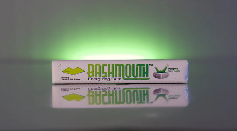 Load image into Gallery viewer, BashMouth Energizing Gum (Poppy's Sour Apple)