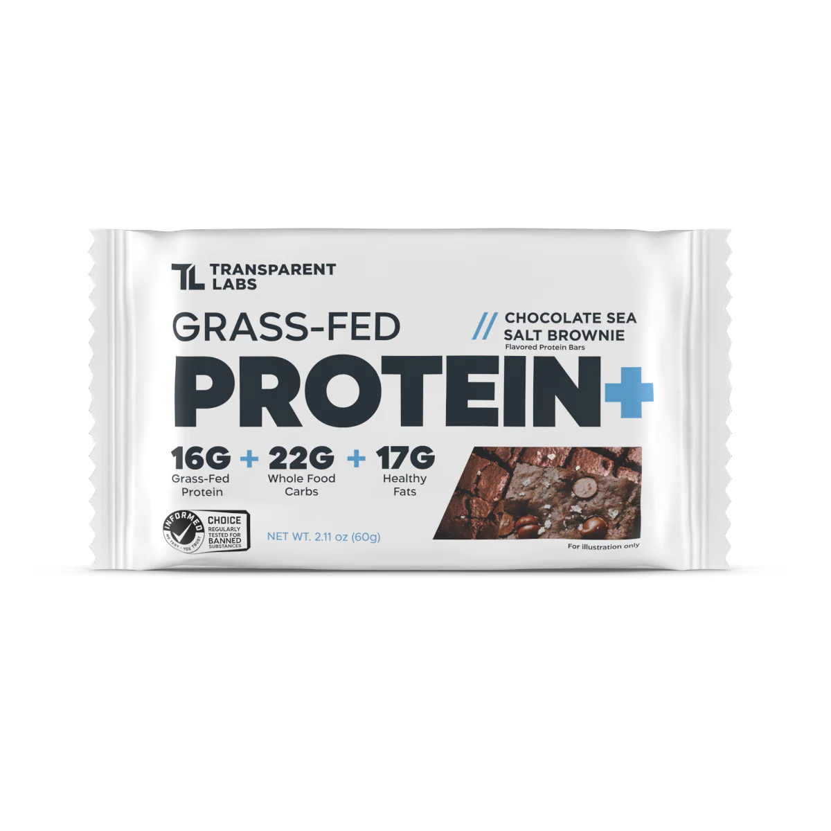 Transparent Labs Grass-Fed Protein+Bar (Chocolate Sea Salt Brownie)