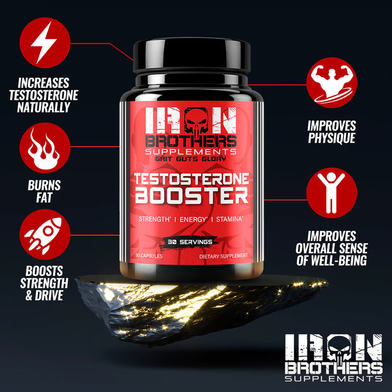 Load image into Gallery viewer, Iron Brothers Testosterone Booster (30 servings)