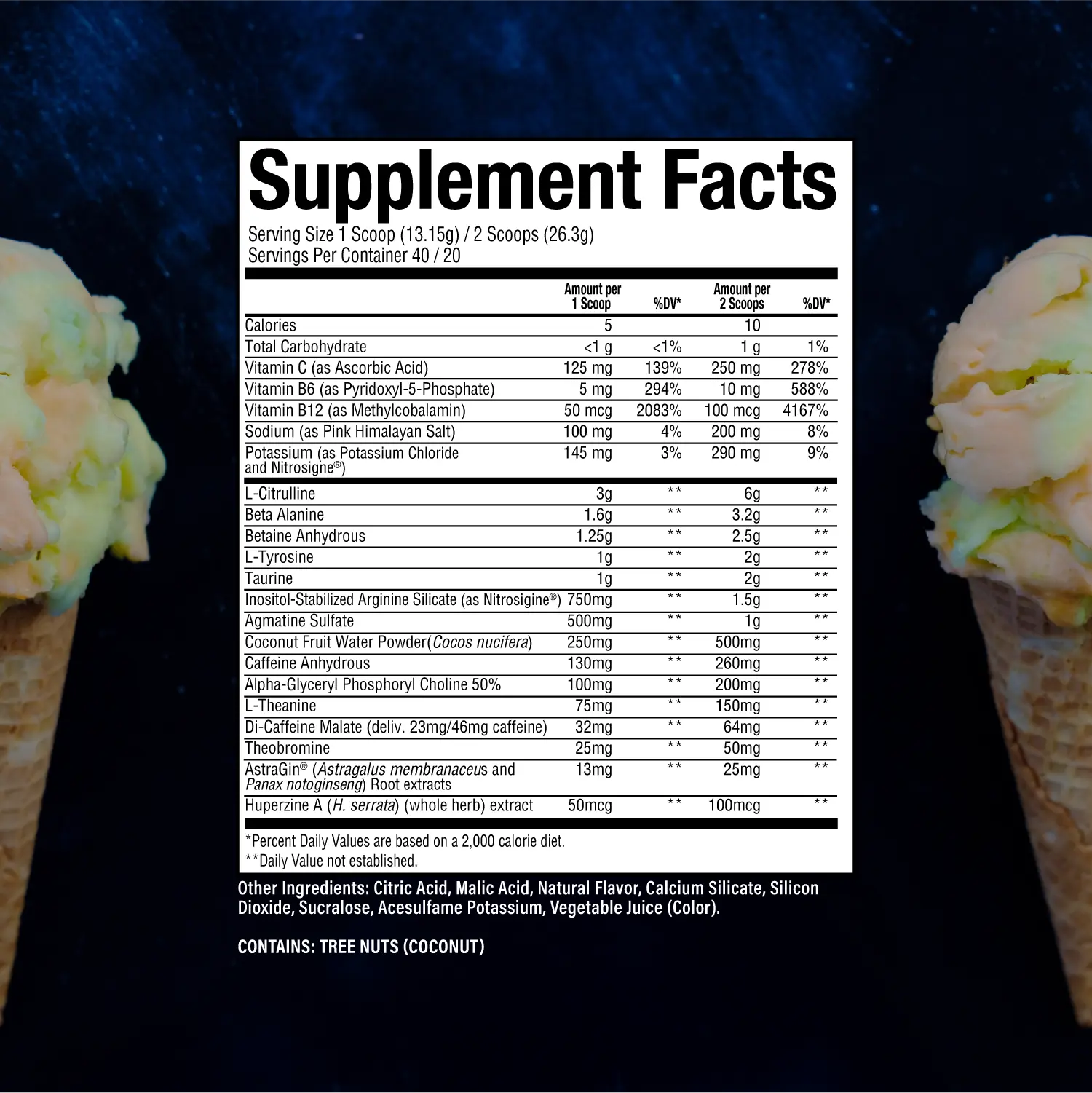 RAW CBUM Thavage Pre-Workout (Rainbow Sherbet)