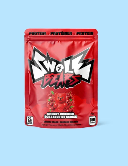 Swole Bears High-Protein Gummy Bears (Cherry Crusher)