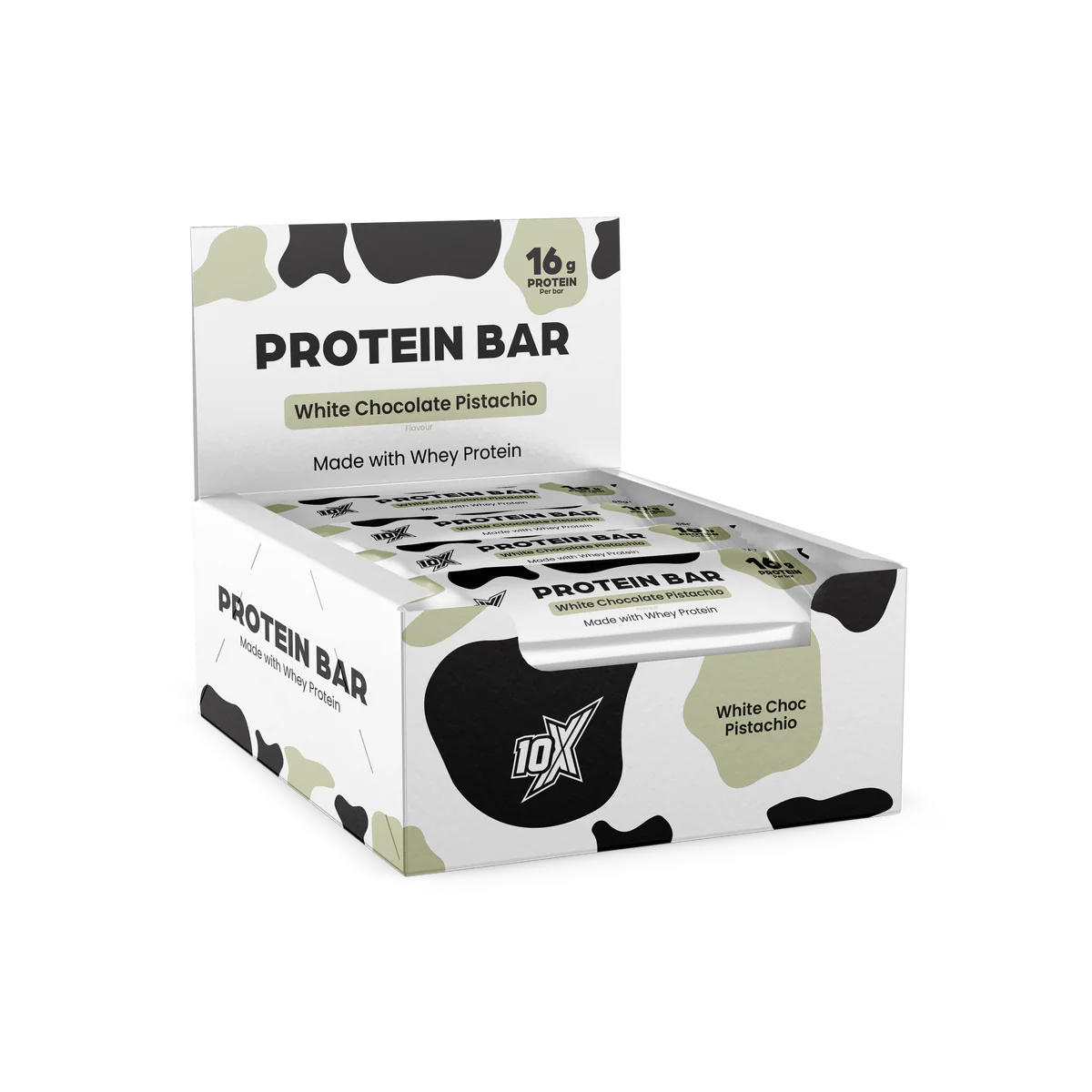10X Athletic BOX of Protein Bar (White Chocolate Pistachio)