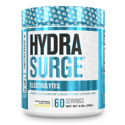 Load image into Gallery viewer, Jacked Factory HydraSurge Electrolytes 60 Servings (Lemonade)