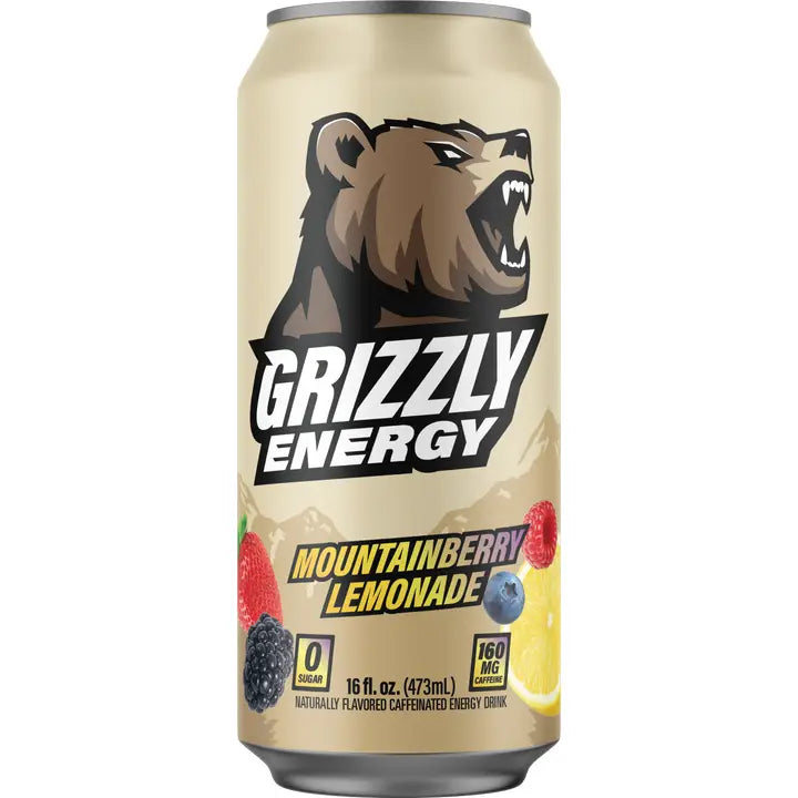 Grizzly Energy Drinks (Mountain Berry Lemonade)