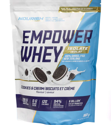Nourish Supplements Empower Whey Isolate (Cookie's & Cream)