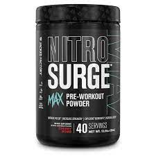 Load image into Gallery viewer, Jacked Factory NitroSurge MAX Pre Workout 40 Servings (Cherry Bomb)