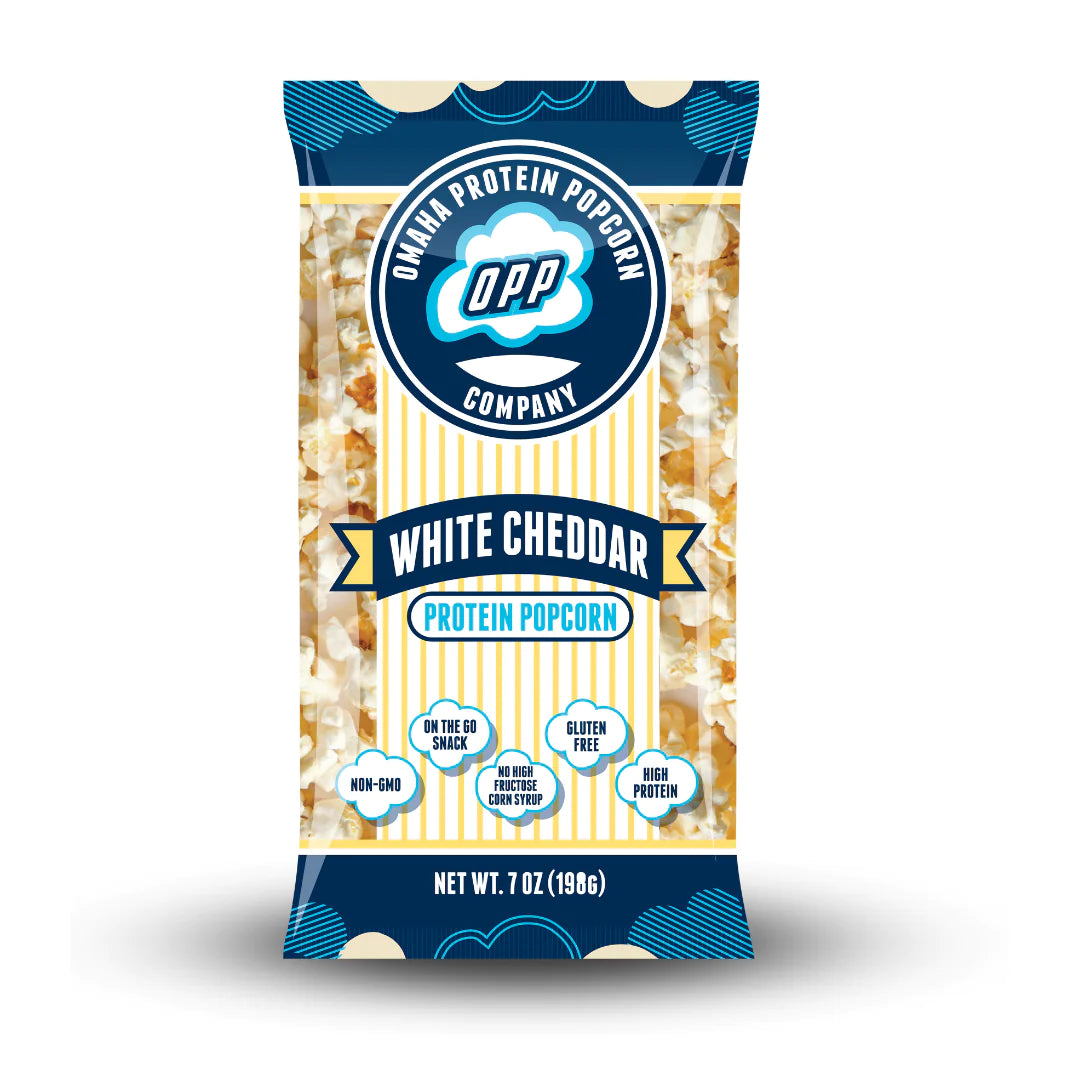 Omaha Protein Popcorn White Cheddar 62g
