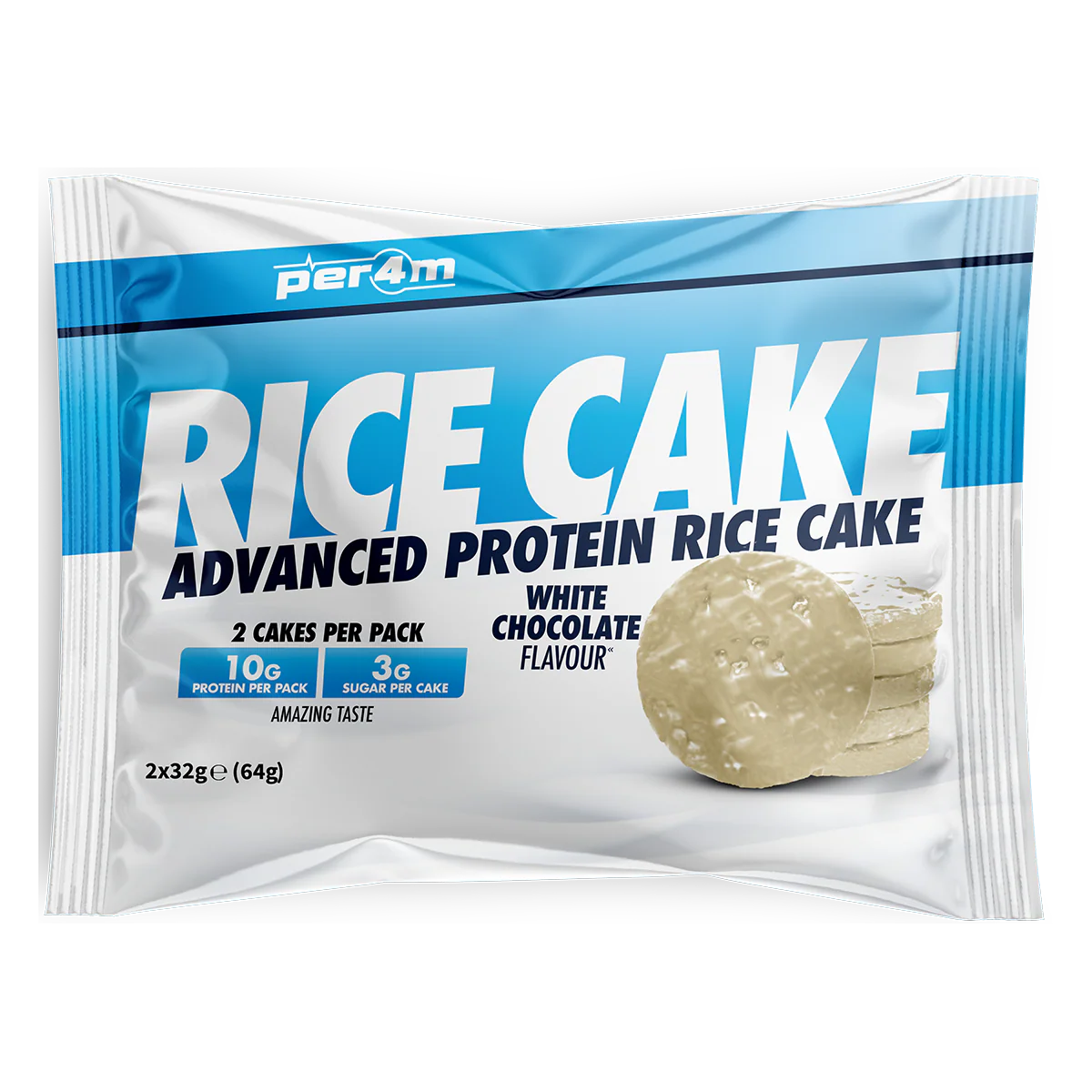 Per4m Protein Rice Cakes (White Chocolate)