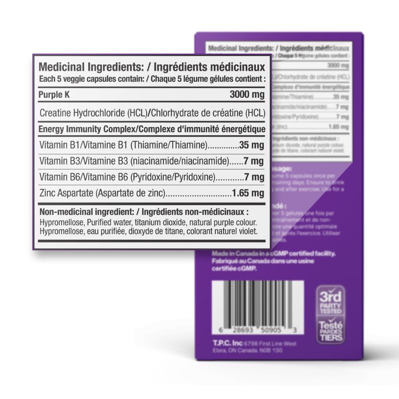 PURPLE-K Creatine HCL (150 capsule)