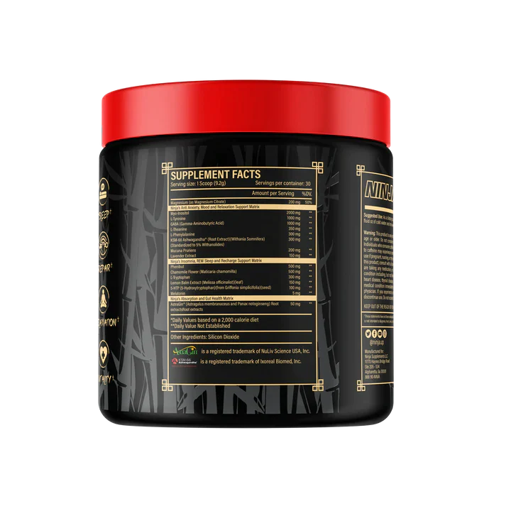 Load image into Gallery viewer, Ninja Zen Sleep Aid 30 Servings (Honey Lemon Tea)