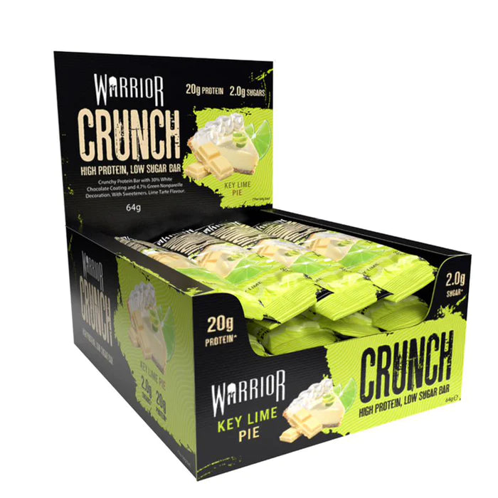 Load image into Gallery viewer, Box of Warrior Crunch Protein Bar (Key Lime Pie)