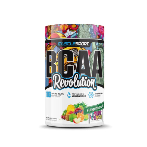 Load image into Gallery viewer, Muscle Sport BCAA Revolution (Fruit Punch)