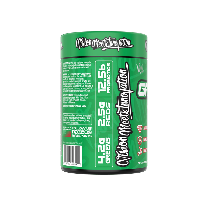 Load image into Gallery viewer, VMI All Natural Greens + Reds Superfoods 30 Servings (Raspberry Lemonade)
