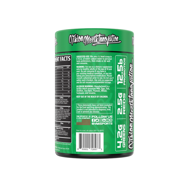 Load image into Gallery viewer, VMI All Natural Greens + Reds Superfoods 30 Servings (Strawberry Kiwi)