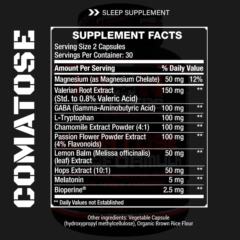 Load image into Gallery viewer, Iron Brothers Comatose Sleep Formula (30 servings)