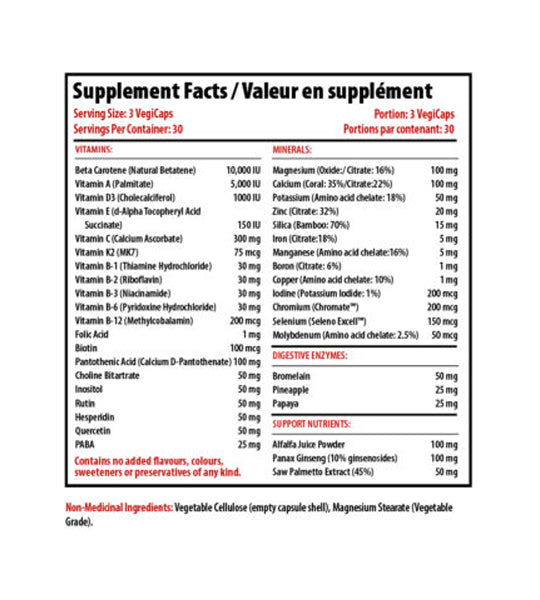 Load image into Gallery viewer, ProLine Active Men Multivitamin (90 Caps)
