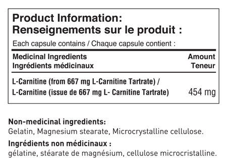 Tested Nutrition L-Carnitine (180 Caps)