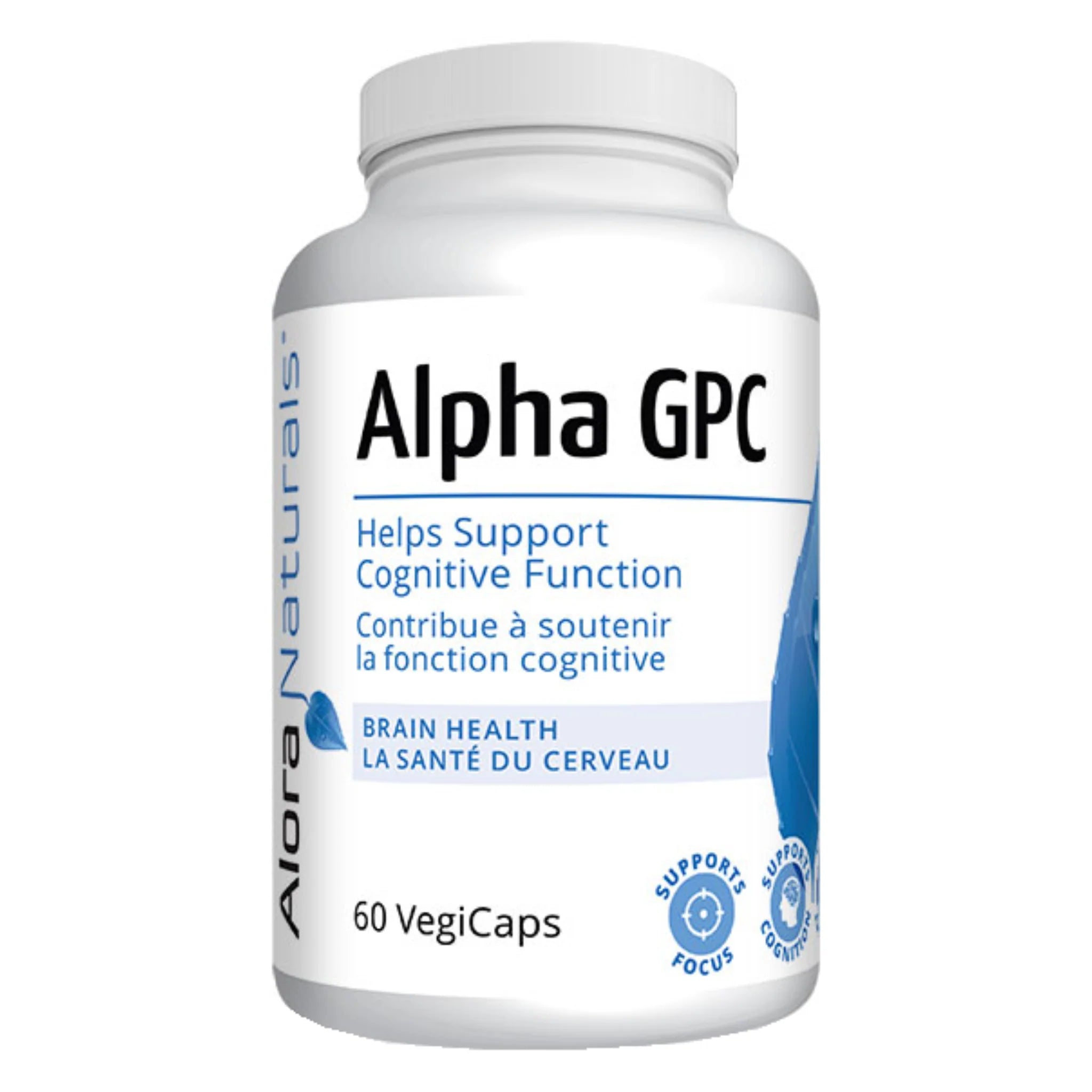 Alora Naturals Alpha GPC 600mg (60 Caps)