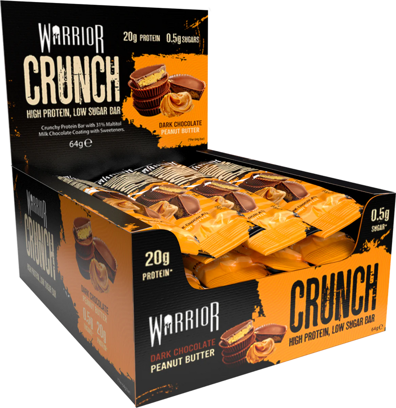 Load image into Gallery viewer, Box of Warrior Crunch Protein Bar (Chocolate PB)